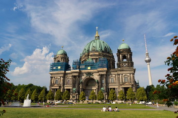 Berlin Cathedral or Berliner Dom on Museum island, Germany © Valmond