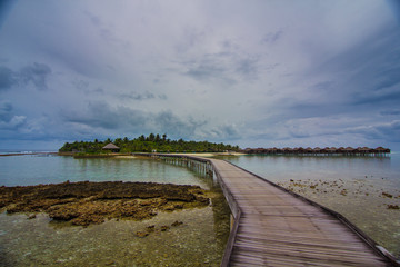 Fototapeta premium pier on the beach