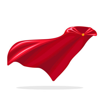 Red hero cape. 