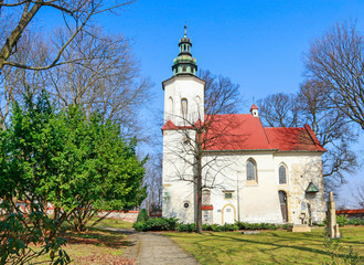 Fototapeta na wymiar KRAKOW, POLAND - MARCH 23, 2019: St. Salvator Church