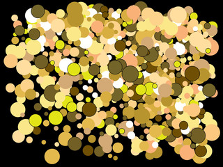 Colorful inspiring festive confetti.