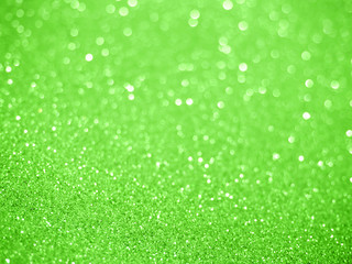 spring green glitter abstract background