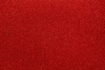 Red glitters abstract shiny background. Scarlet design paper texture for decoration and design of...