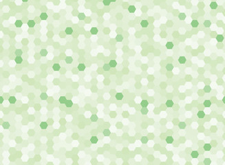 Green hexagonal abstract background design
