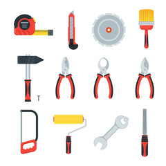 Flat tools for building construction, home repair