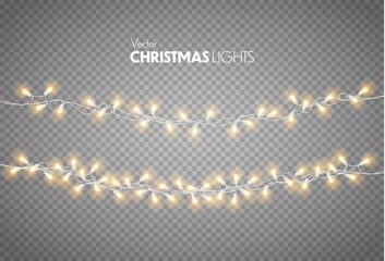 Christmas lights. Xmas string