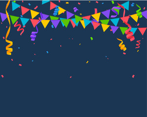 Confetti Vector Illustration