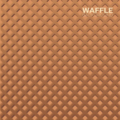 Fototapeta premium Colorful Wafer texture sweet food background. Ice cream waffle.
