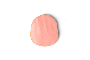 Sausage isolated on white background.