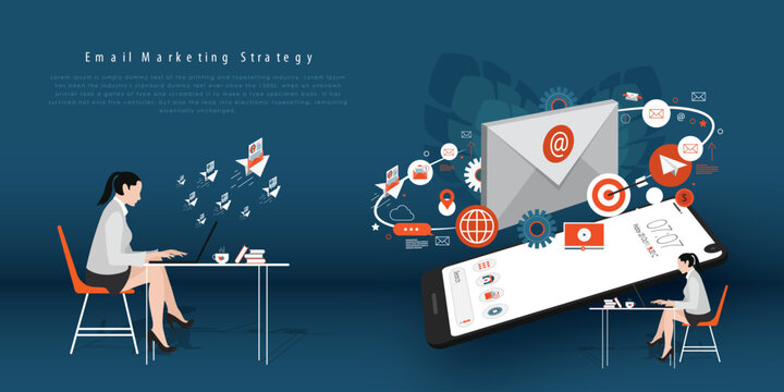 Email marketing Concept