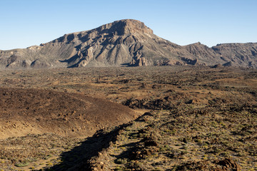 Mountain landscape with clear sky
