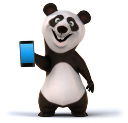 Fun Panda - 3D Illustration © Julien Tromeur