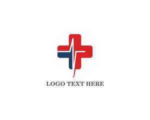 Fototapeta na wymiar Art design Heartbeat logo template vector