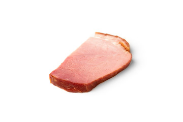Smoked meat isolated on white background.