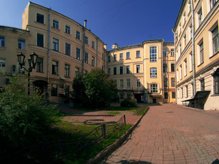 Old courtyards of St. Petersburg
