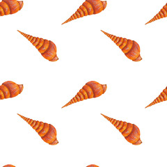 Pattern Sea Shell pearl illustration watercolor Ocean Animals Digital paper Textile set Summer decor Wallpaper on the wall Wallpaper design scrapbooking