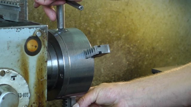 preparation of the boring machine for work