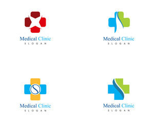 Health medical logo illustration vector design