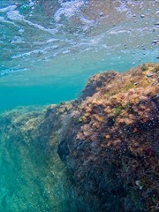Crystal clear waters of the Mediterranean