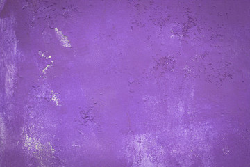 Abstract purple cement wall texture background, blank old purple paint on concrete wall background