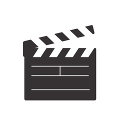Isolated Clapperboard