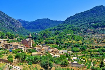 Obraz premium View of Valledemossa 9, Majorca, Spain, Europe