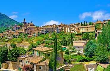 Fototapeta na wymiar View of Valledemossa 6 Majorca, Spain, Europe