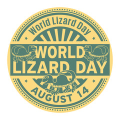 World Lizard Day, August 14