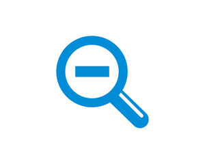 Zoom in, Zoom out icon vector