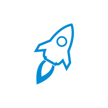 rocket icon symbol vector