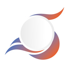 Colorful background circle 