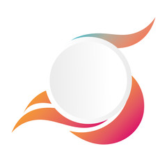 Colorful background circle 