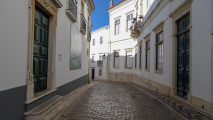 Faro city and natural park Ria Formosa in the south of Portugal