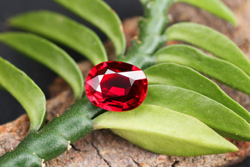Art and Decoration Gemstone RED RUBY