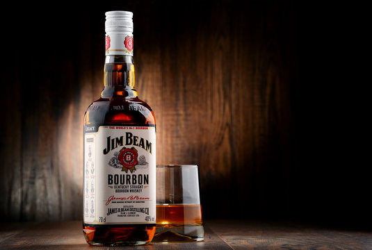 Bottle Of Jim Beam Bourbon