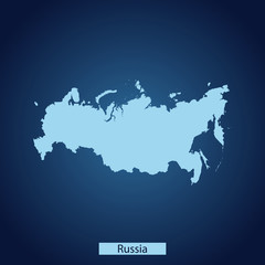 map of Russia