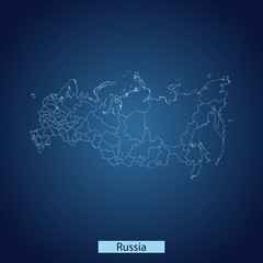 map of Russia