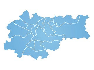 Fototapeta Map of Krakow obraz