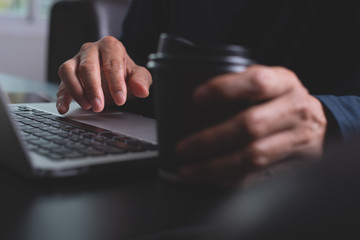 Working at home office