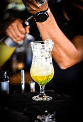 artisanal lemonade from fresh lemons, oranges & mint leaf