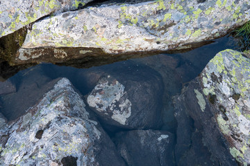 rocks in water