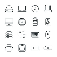 Computer - Line Icons