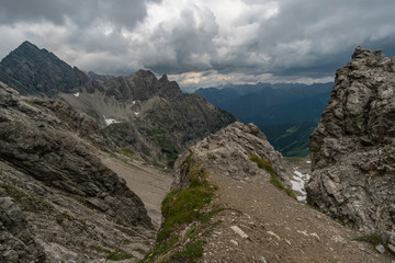 Fototapeta premium Großer Krottenkopf in den Allgäuer Alpen