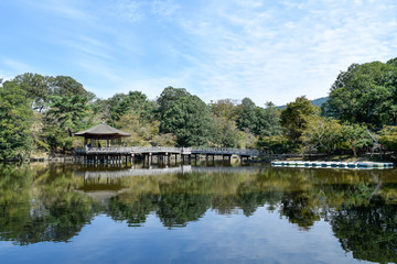 Fototapeta na wymiar 奈良県　浮見堂