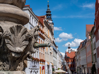 Springbrunnen in der Görlitzer Altstadt