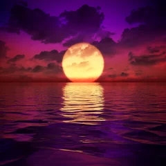 Fototapeten Bordeaux große rußende Sonnenuntergang Tapete  © magann