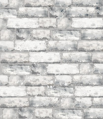 Brick texture Vector watercolor. Stone background template decors