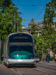 Obraz premium Tram in Strasbourg France