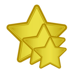 Obraz premium Gold star. Golden star vector