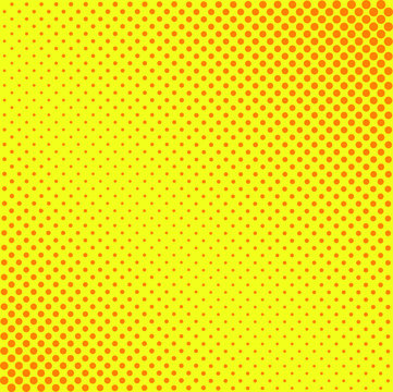 comic yellow background. retro  halftone dot background